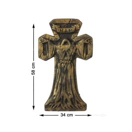 Lápida Decorativa Halloween 34x58 cm con Figura de Monje en Relieve para Exteriores Precio: 4.49999968. SKU: B1753N7P72