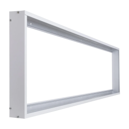 BX3 LIGHT Marco de Instalación en Superficie para Panel LED 1200x300 mm BX3-M-P-1200300 - Compatible con Techos de Pladur y Hormigón