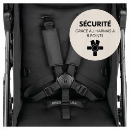 HAUCK HAU4007923148594 Cochecito todoterreno RAPID 3 Air - 3 Ruedas Plegado con una Mano Negro