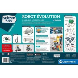 Clementoni - Robot Evolution 2.0 para montar y programar - 4 modos de juego - Made in Italy