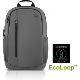 Dell Mochila Ecoloop Urban Portátil 15 Pulgadas, Gris, 20L, Tela, Ciudad