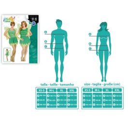 Disfraz Hada Verde Mujer Adulto Alas XS-S Disfraz Hada Verde Mujer Adulto Alas XS-S