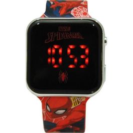 Kids Licensing Spd4800 Reloj LED Spiderman infantil digital de pulsera con batería. Muestra hora y fecha. Para niños +5 años.