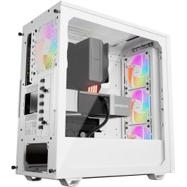 Be Quiet! Pure Base 501 LX White Midi Tower con Ventana y RGB, Carcasa PC ATX, Micro ATX, Mini-ATX Blanca