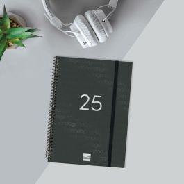 Agenda Finocam YEAR Negro A5 15,5 x 21,2 cm 2025