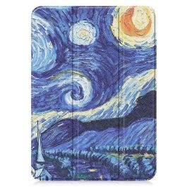 CoreParts For Apple iPad 10th Gen 10.9-inch (2022) Tri-fold Caster Hard Shell Cover with Auto Wake Function - Starry Sky Style CoreParts For Apple iPad 10th Gen 10.9-inch (2022) Tri-fold Caster Hard Shell Cover with Auto Wake Function - Starry Sky Style