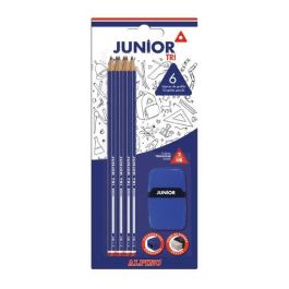 Lapiz De Grafito Alpino Junior - Hb Tri Blister De 6 Y Afilagoma 25 unidades Precio: 75.49999974. SKU: B16J5BT3JA