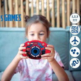 Lexibook Cámara Digital Spiderman DJ080SP HD 1080p 12MP con Marcos de Spiderman