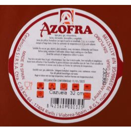 Cazuela de vitro 32 cm Azofra (3 Unidades) Cazuela de vitro 32 cm Azofra (3 Unidades)