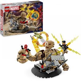 LEGO 76280 Marvel Spider-Man vs. Sandman: La Batalla Final, Juguete de Construcción con Minifiguras de Superhéroes