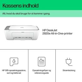 HP 2820e Impresora Multifunción DeskJet Compacta Inalámbrica para Casa - Imprime, Escanea, Copia, Compatible con HP+