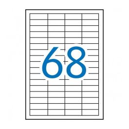 Apli Etiquetas Adhesivas 48,5x16,9 mm Inkjet-Láser C-Rectos 68 X 100H Blanco Precio: 17.89000004. SKU: S8400834
