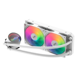 Coolbox Kit de Refrigeración Líquida Infinite Liquid 240 ARGB Blanco, Compatible con Intel/AMD, 2 Ventiladores PWM