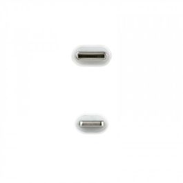 Nano Cable 10.10.0602 Cable USB Tipo-C a Lightning Macho, 2m, Blanco