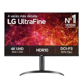 LG 32UR550K Monitor Gaming Ultrafine 32 Pulgadas 4K Ultra HD 3840x2160 IPS 4ms HDMI DisplayPort VESA Negro