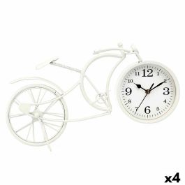 Reloj de Mesa Bicicleta Blanco Metal 40 x 19,5 x 7 cm (4 Unidades) Precio: 80.59000026. SKU: B18QYFL4YY