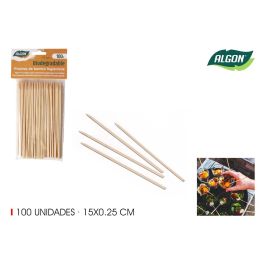 Set de 100 pinchos higiénicos de bambú 150 x 2.5 mm - Algon (36 Cajas) Precio: 19.49999942. SKU: B146YA56VN