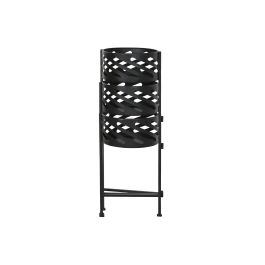 Macetero Loft DKD Home Decor Negro 23 x 71 x 51 cm (2 Unidades)