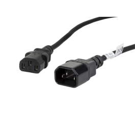 Lanberg CA-C13E-11CC-0018-BK cable de transmisión negro 1,8 m C13 acoplador C14 acoplador Precio: 6.50000021. SKU: B1K59QKPJY
