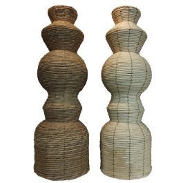 DKD Home Decor Jarron Marron Natural 20 x 70 x 20 cm (2 Unidades) Precio: 44.5000006. SKU: B1HV7BJMA3