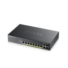 Zyxel GS2220-10HP-EU0101F Switch Gestionado L2 10 Puertos Gigabit Ethernet PoE con 2 Puertos SFP Combo, Montaje en Rack, Negro Zyxel GS2220-10HP-EU0101F Switch Gestionado L2 10 Puertos Gigabit Ethernet PoE con 2 Puertos SFP Combo, Montaje en Rack, Negro