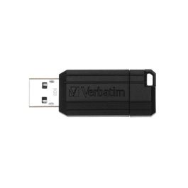 Verbatim PinStripe 8 GB Memoria USB 2.0 Negra, Diseño Compacto Deslizante Push-Pull, Conector Protegido, Ideal para Almacenamiento Portátil de Datos Verbatim PinStripe 8 GB Memoria USB 2.0 Negra, Diseño Compacto Deslizante Push-Pull, Conector Protegido, Ideal para Almacenamiento Portátil de Datos