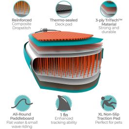 Bestway Tabla Paddle Surf Hinchable Hydro - Force Huaka?i 305x84x15 cm Azul