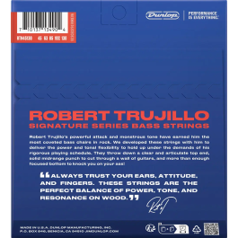 Dunlop Juego Bajo Eléctrico Robert Trujillo Signature Nickel 5 St. 45-130