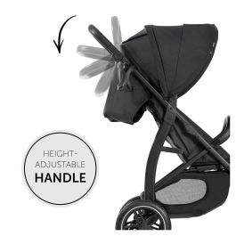 HAUCK HAU4007923148952 - Cochecito Todoterreno RAPID 4D, Plegado con una mano, 4 Ruedas, Negro