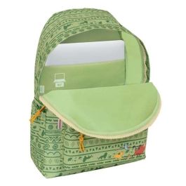 Mochila para Portátil Mufasa Verde Beige 31 x 43 x 13 cm