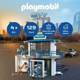 Playmobil 71874 Comisaría con sala de investigación, Policías, City Action, A partir de 4 años