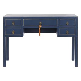 Escritorio Oriental DKD Home Decor Azul Dorado 35 x 78 x 110 cm