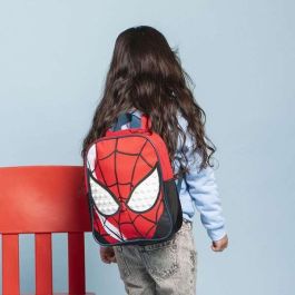 Mochila infantil personaje aplicaciones spiderman 21.7 x 28.0 x 9.0 cm