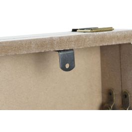 DKD Home Decor Tapa Contador Estilo Scandi MDF Beige 46.5x31.5x6 cm Pack 2 Unidades