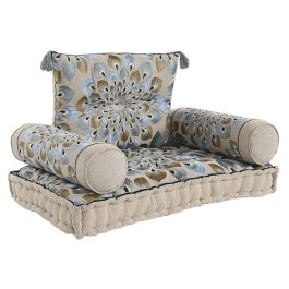 Sillon DKD Home Decor Azul Beige 55 x 18 x 90 cm Set de 4 Precio: 166.50000026. SKU: B1JGFWMYF3