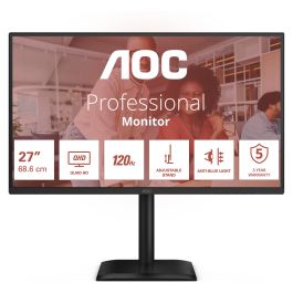 AOC Q27E4CV 68,6cm (27") 2560x1440 Quad HD IPS 4ms 120Hz HDMI+DP+USB-C Negro Precio: 297.50000049. SKU: B1E8AZK5X5