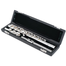 Pearl Flute Flauta Travesera Quantz Brezza B505Re-Hc Desalineada Platos Abiertos Pata de Do