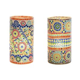 Lampara Sobremesa Shabby DKD Home Decor Multicolor 15 x 30 x 15 cm (2 Unidades) Lampara Sobremesa Shabby DKD Home Decor Multicolor 15 x 30 x 15 cm (2 Unidades)