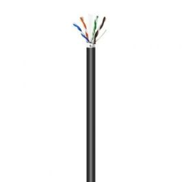 AISENS - CABLE DE RED EXTERIOR IMPERMEABLE RJ45 CAT.6 FTP RIGIDO AWG24, NEGRO, 100M AISENS - CABLE DE RED EXTERIOR IMPERMEABLE RJ45 CAT.6 FTP RIGIDO AWG24, NEGRO, 100M