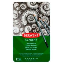 Derwent Academy Lápices De Grafito Para Sketching 5H-6B En Caja Metálica De 12Ud Precio: 8.49999953. SKU: B19KWLDMSY