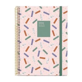 Agenda Anual (2026) Miquelrius Grafica Espiral Tapa Extra Con Goma Plus 155X213 D/P Confeti Precio: 16.50000044. SKU: B1C3663RL8
