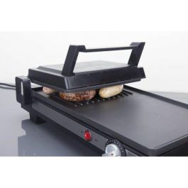 PLANCHA PARA ASAR DOBLE JATA GR269 - 2200W - 410*250MM SUPERFICIE MIXTA - PLACA SUPERIOR RAYADA 180*245MM - TERMOSTATO REGULABLE - ASAS TOQUE FRÍO
