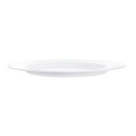 Arcoroc Set 6 Platos Llanos Intensity White de Vidrio Templado Blanco 25,5 cm Apto Lavavajillas y Microondas