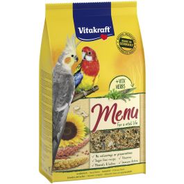 Vitakraft Menú Cotorras Premium 1kg - Mezcla de Semillas y Frutos Secos con Vitaminas para Cotorras Precio: 8.591. SKU: B15YHDF8PT