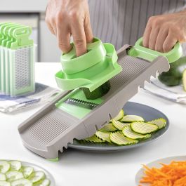 Mandolina-Rallador Plegable 6 en 1 Choppie InnovaGoods Mandolina-Rallador Plegable 6 en 1 Choppie InnovaGoods