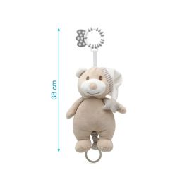 KioKids Musical Móvil de Cuna Oso Peluche Beige +0 Meses con Melodía Suave y Mecanismo de Cuerda para Bebés Recién Nacidos Colección Dolci Amici