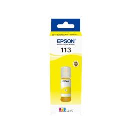 Epson Tinta Bote Amarillo Ecotank Et-5850, Et-5800, Et-16650, Et-16600, Et-5880, Et-5170 - Nº 113