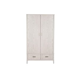 Armario Home ESPRIT Gris claro Metal Madera MDF