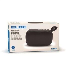 Altavoz Bluetooth Mini Negro 3W Radio ELBE ALT-N10-BT