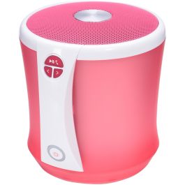 TERRATEC CONCERT BT NEO Altavoz Portátil Estéreo Bluetooth 2.1+EDR, 6W, Inalámbrico, Rosa, con Micrófono y Batería 2200mAh